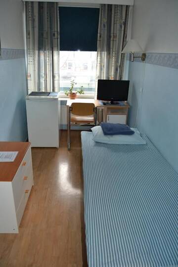 Фото номера Одноместный номер с общей ванной комнатой Хостелы Hostel Matkakoti Patria г. Лахти 4