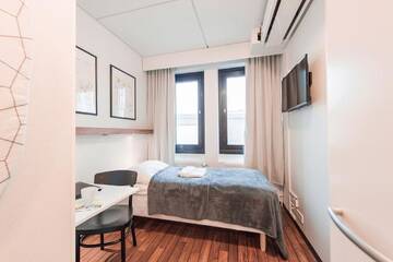 Фото номера Стандартный одноместный номер Апарт-отели Forenom Aparthotel Lahti г. Лахти 4